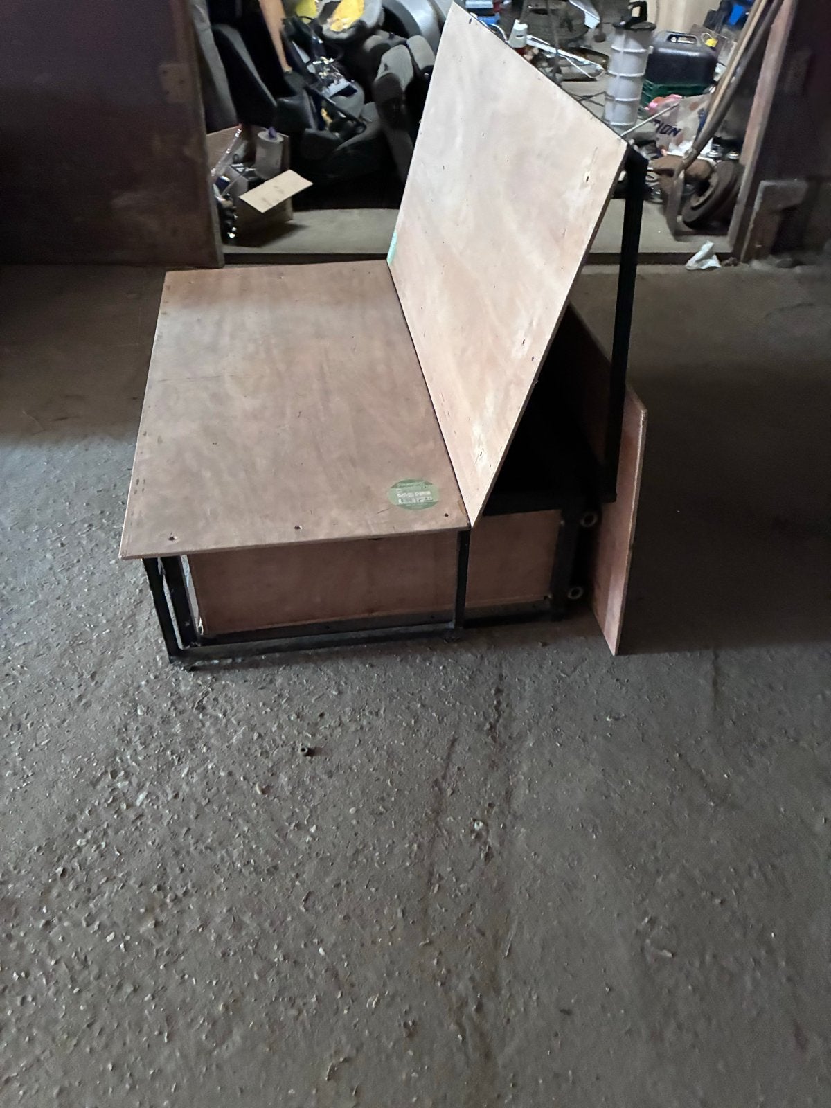 Opklapbaar Bedframe / Bank voor Camper of Bus Rock&Roll, Ophalen, Gebruikt