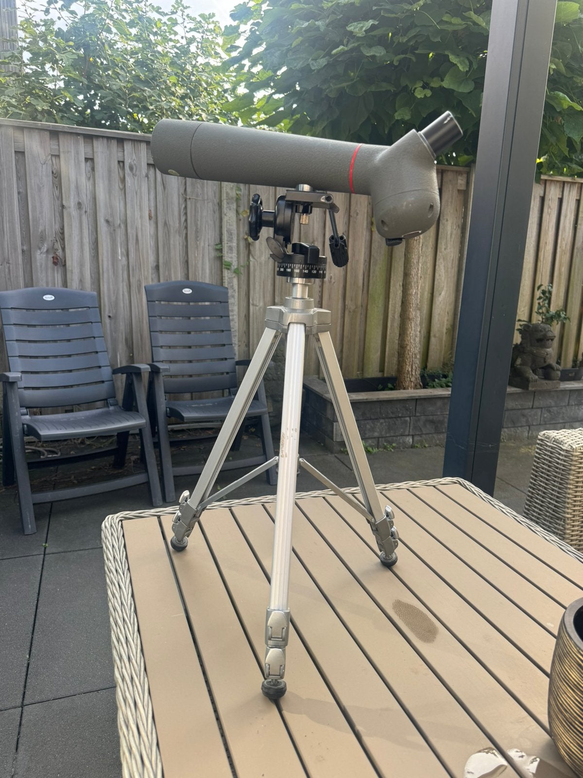 Kowa TS-1 spotting scope + Bilora statief (Olympische Spelen, Ophalen