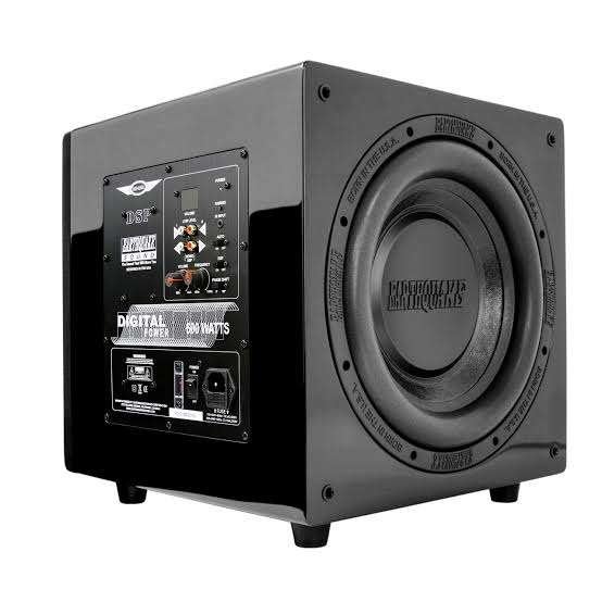 Earthquake Minime DSP10 - subwoofer, Gebruikt, Subwoofer, Ophalen of Verzenden, 150 watt of meer