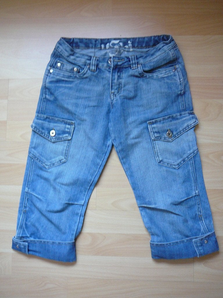 3/4 spijkerbroek Ushi style Coby maat 34, Kleding | Dames, Spijkerbroeken en Jeans, Ophalen, Gedragen, Blauw, W27 (confectie 34) of kleiner