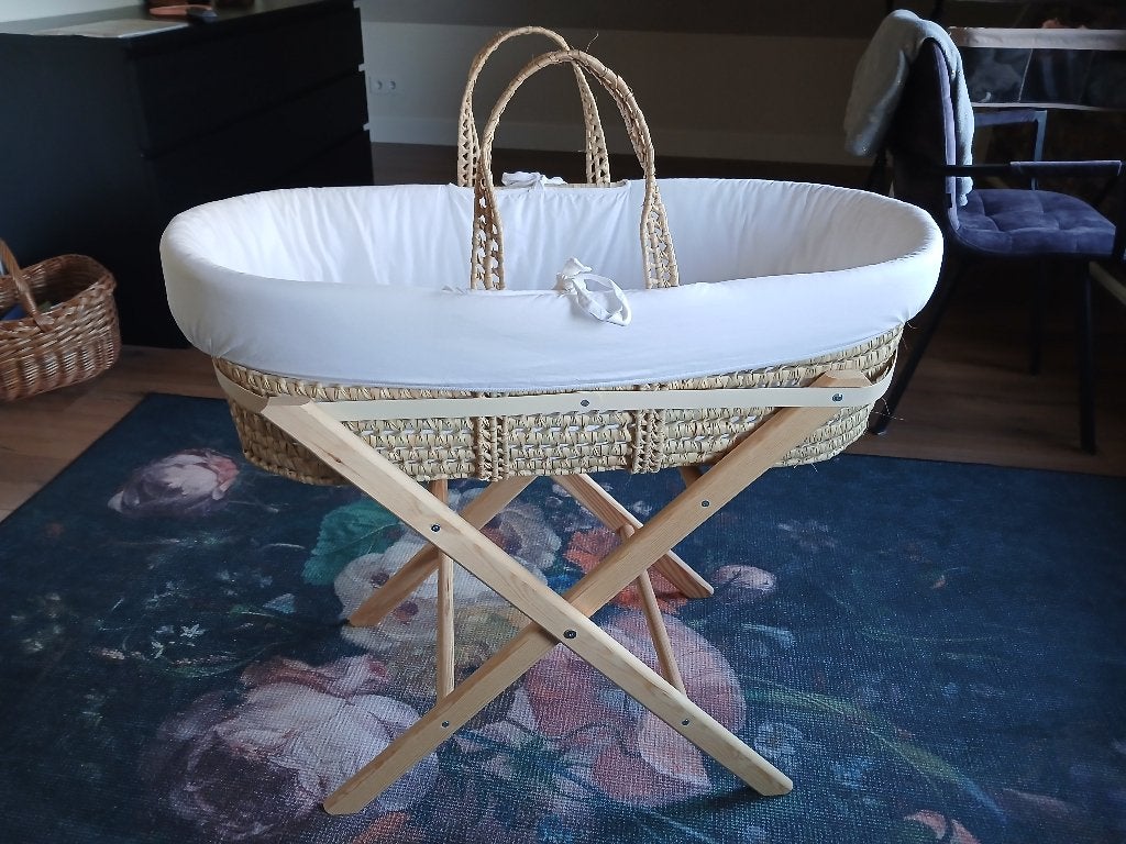 Mozes mandje met bekleding, Kinderen en Baby's, Ophalen, Zo goed als nieuw, Wieg