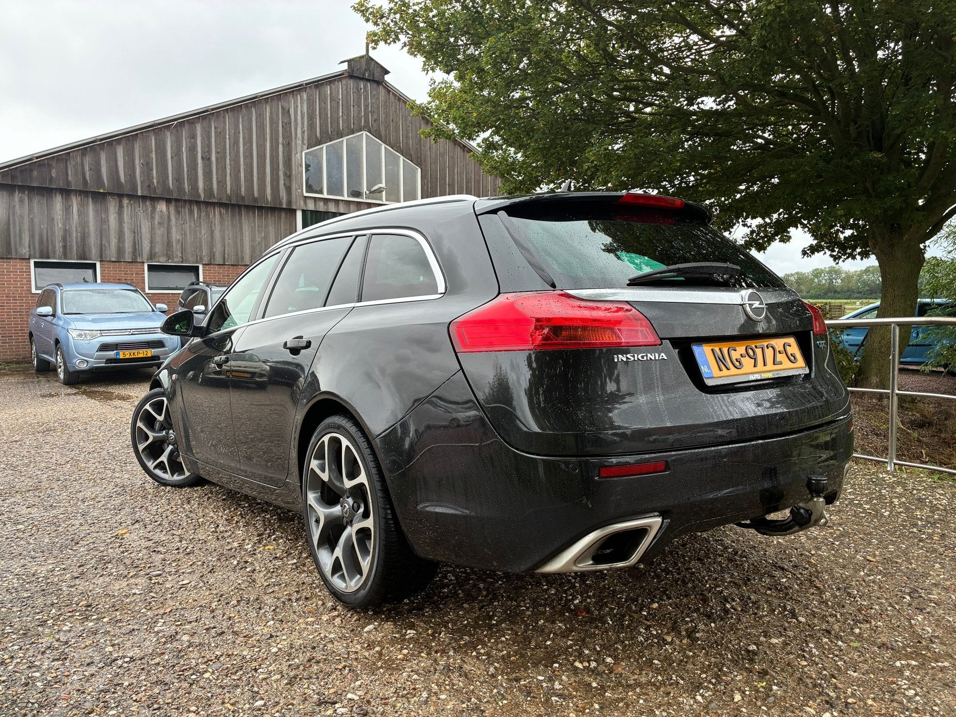 Opel Insignia Sports Tourer 2.8 V6 T OPC 4x4 | Leder Recaro, Auto's, Opel, Zwart, Zwart, Leder, Handgeschakeld
