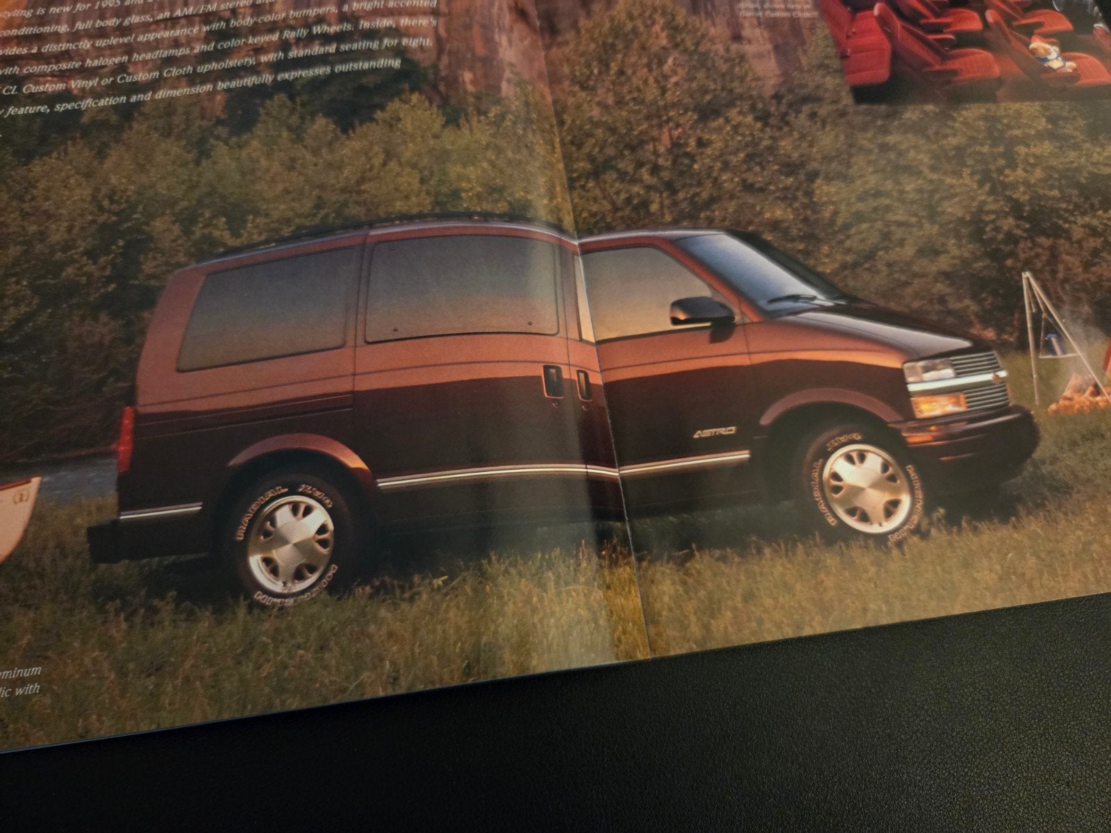 Brochure Chevrolet Astro Van 1995 USA, Ophalen of Verzenden, Zo goed als nieuw, Chevrolet