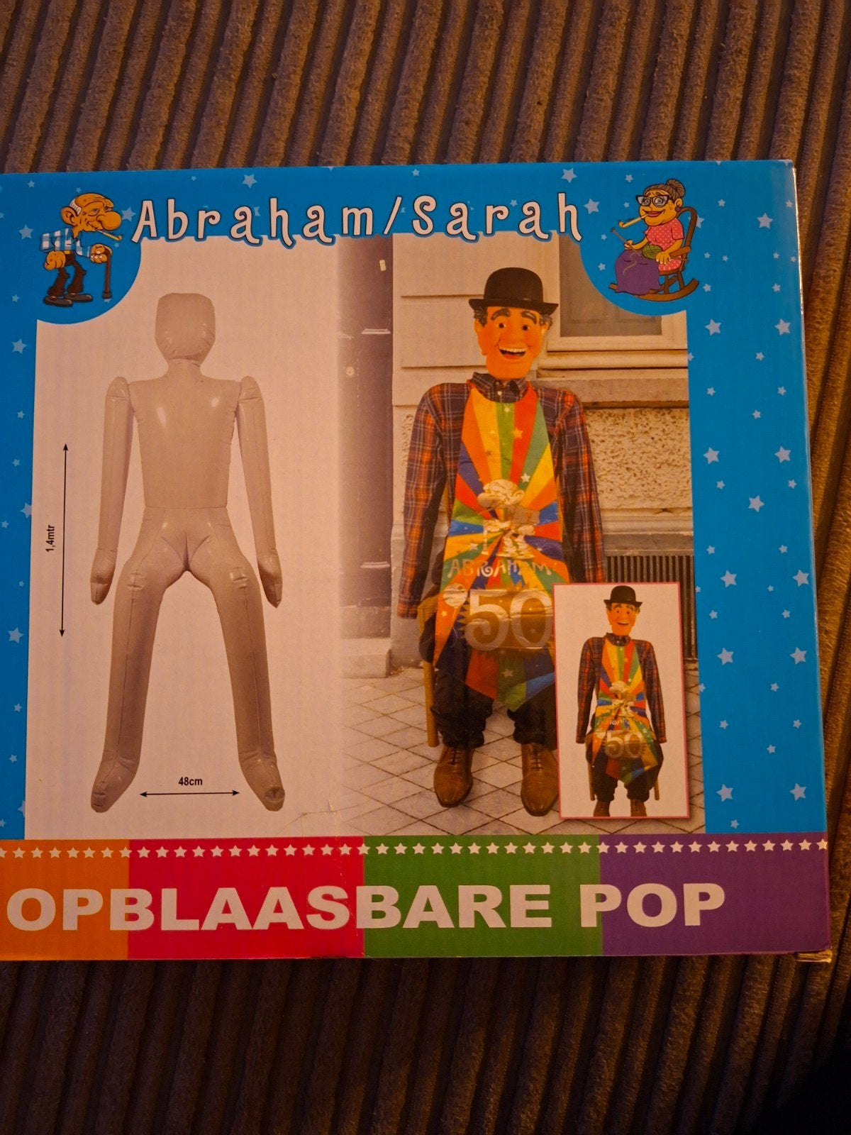 opblaasbare pop abraham sarah, Ophalen of Verzenden