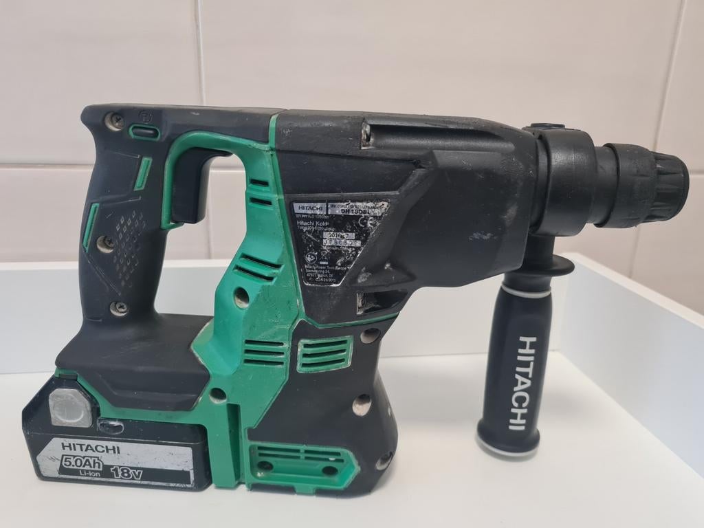 HITACHI Accu boormachine 18V 5.0Ah met extra accu, Ophalen, Gebruikt, Boormachine