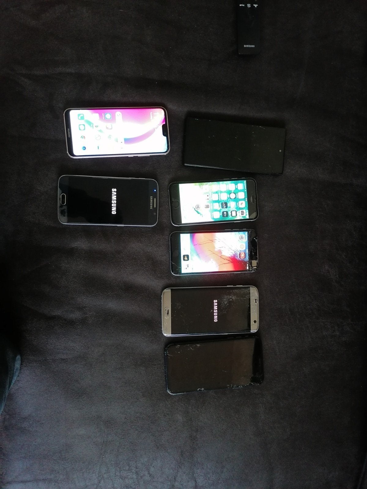 Partij telefoons te ruil of te koop, 64 GB, Ophalen, Zwart