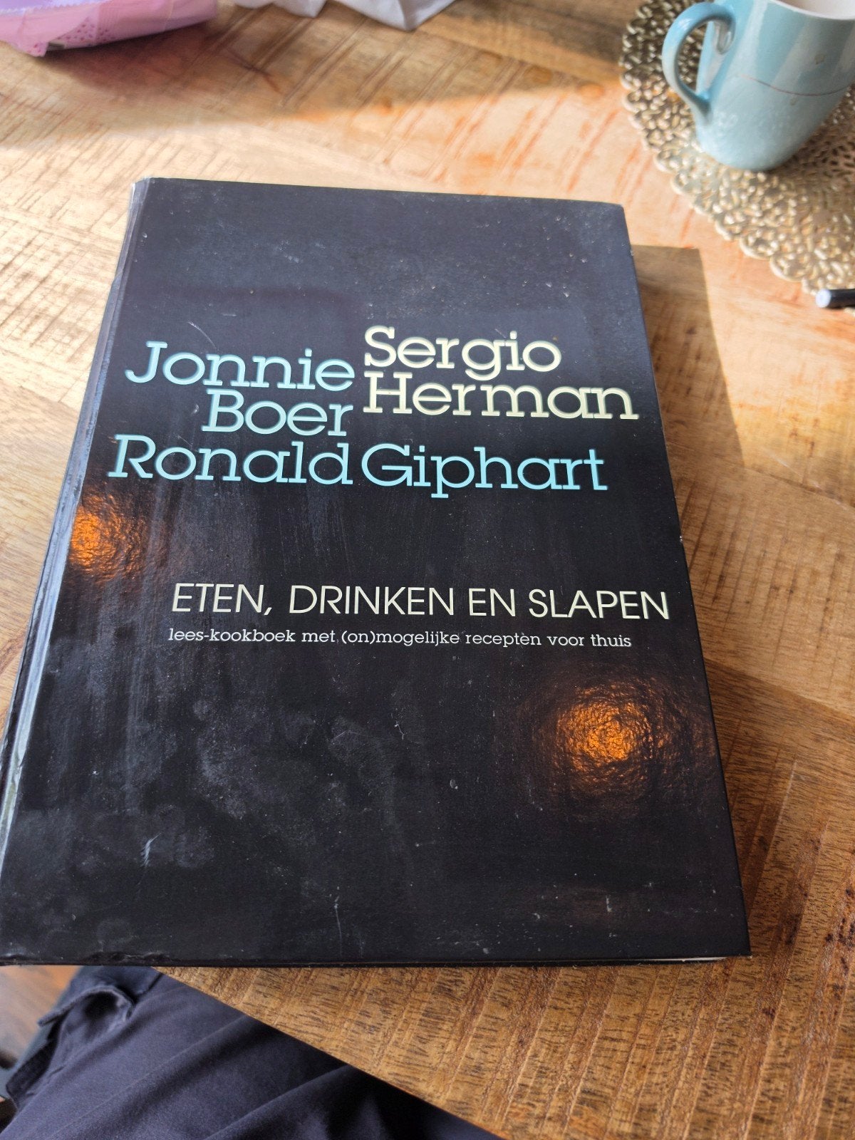 Eten, Drinken Slapen Jonnie Boer, Sergio Herman, Ronald, Boeken, Gelezen, Ophalen of Verzenden, Hoofdgerechten, Jonnie Boer, Sergio Herman, Ronald Giphart