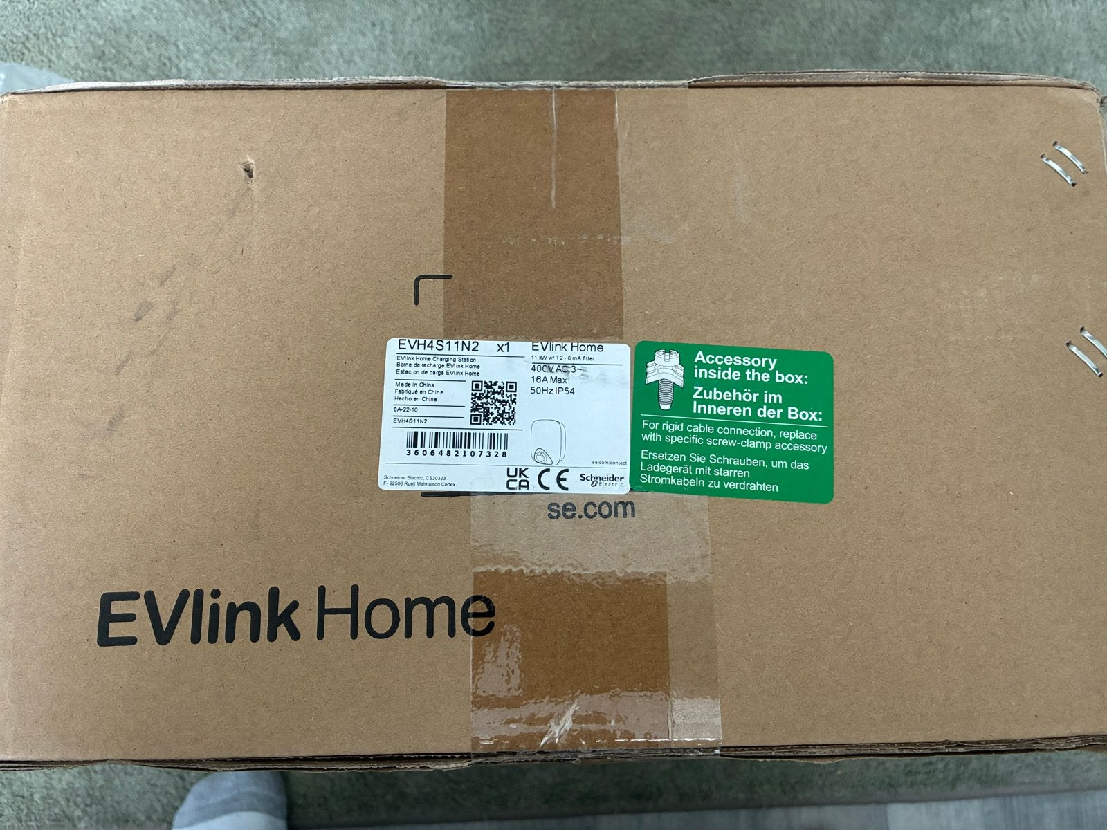 Schneider Electric EVlink Home EVH4S11N2 Laadstation, Ophalen of Verzenden, Nieuw
