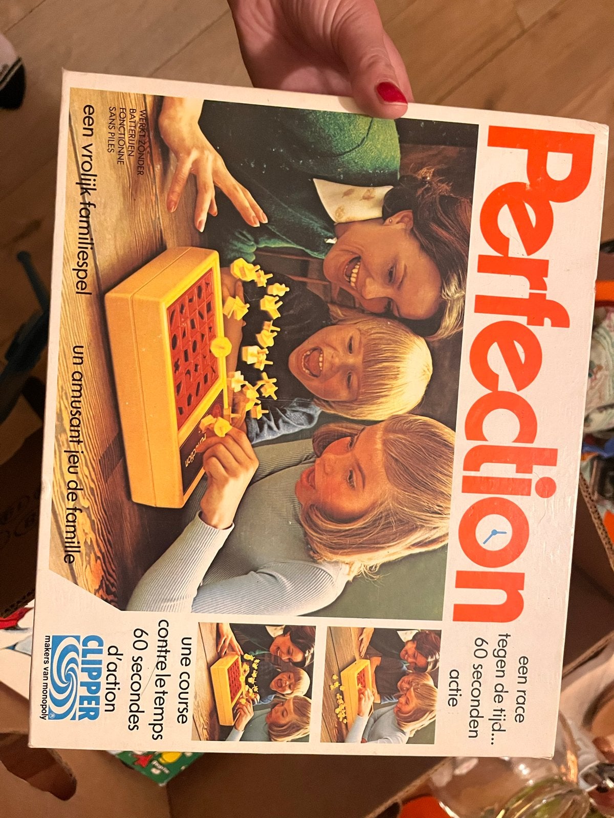 Vintage Perfection Bordspel Clipper 1976, Een of twee spelers, Ophalen of Verzenden, Gebruikt