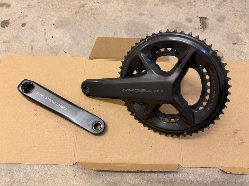 4iiii powermeter + Shimano Ultegra R8100 crankstel, Crankstel of Pedalen, 4iiii, Gebruikt, Verzenden
