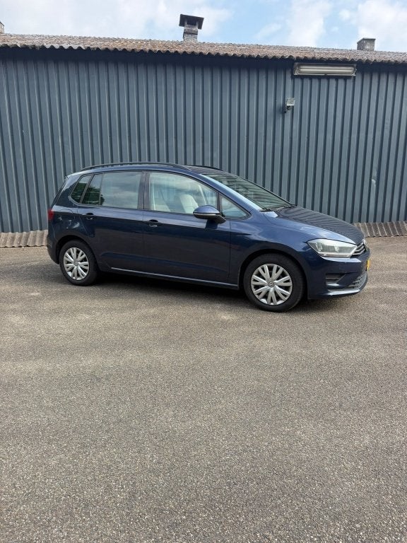 Volkswagen Golf Sportsvan 1.6 TDI Comfortl. BM, Auto's, Gebruikt, Euro 6, 4 cilinders, Blauw