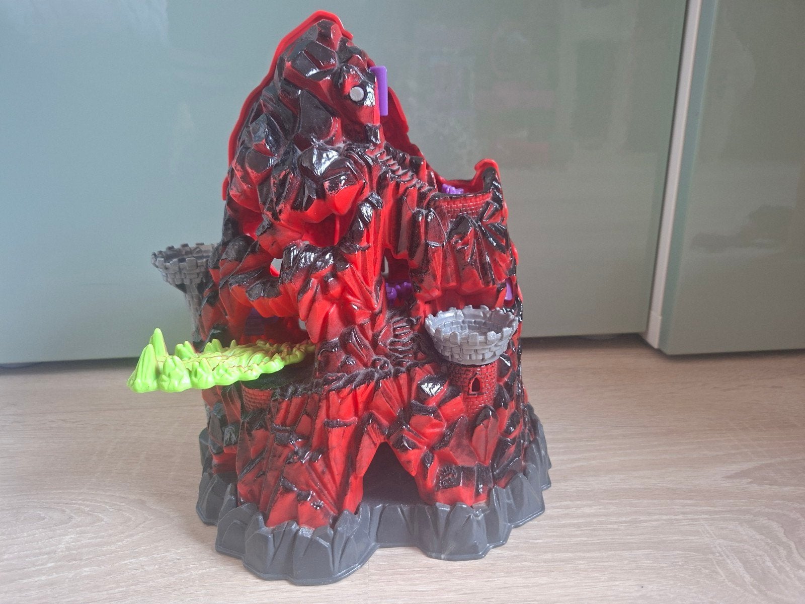Vintage Mighty Max Doom Zones Speelset - Drakenberg, Ophalen of Verzenden, Gebruikt, Jongen of Meisje