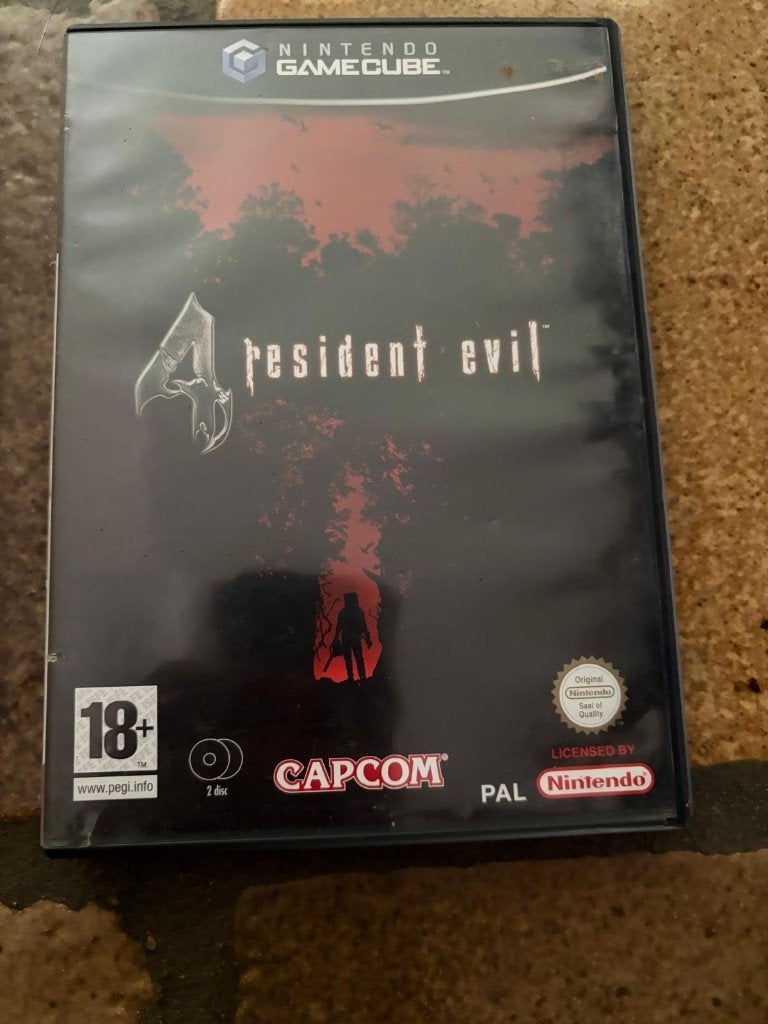 Gamecube - Resident Evil 4, Spelcomputers en Games, Games | Nintendo GameCube, Avontuur en Actie, Gebruikt, Vanaf 18 jaar, 1 speler