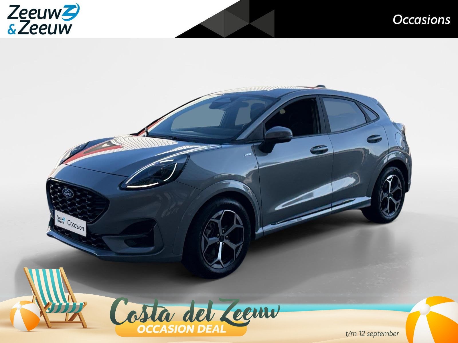 Ford Puma 1.0 EcoBoost Hybrid ST-Line | Winter Pack | Achter, Auto's, 12 maanden, Puma, Automatische klimaatregeling, Origineel Nederlands
