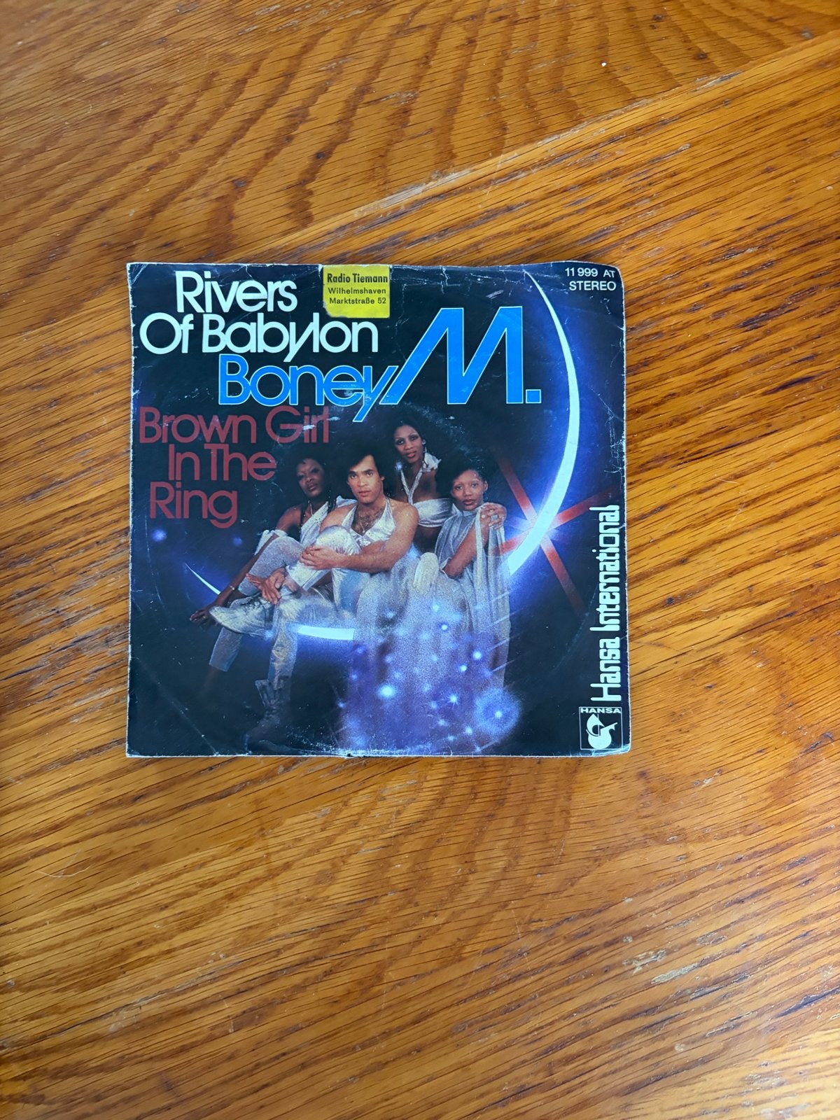 Boney M. - Rivers of Babylon / Brown Girl In The Ring, Cd's en Dvd's, Vinyl Singles, Gebruikt, Originele persing, 7 inch, Single