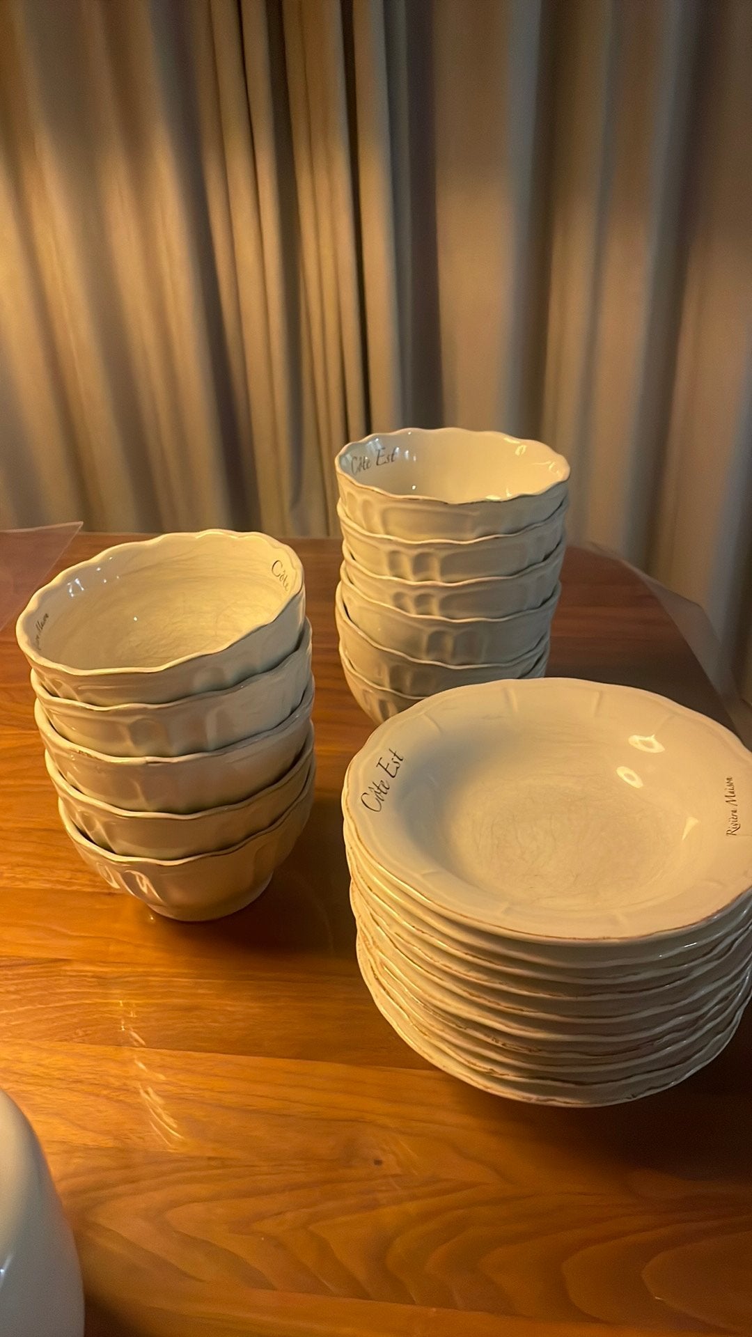 Servies Cote Est, Riviera Maison 65 stuks, Ophalen, Overige materialen, Gebruikt, Landelijk/Boerenbont