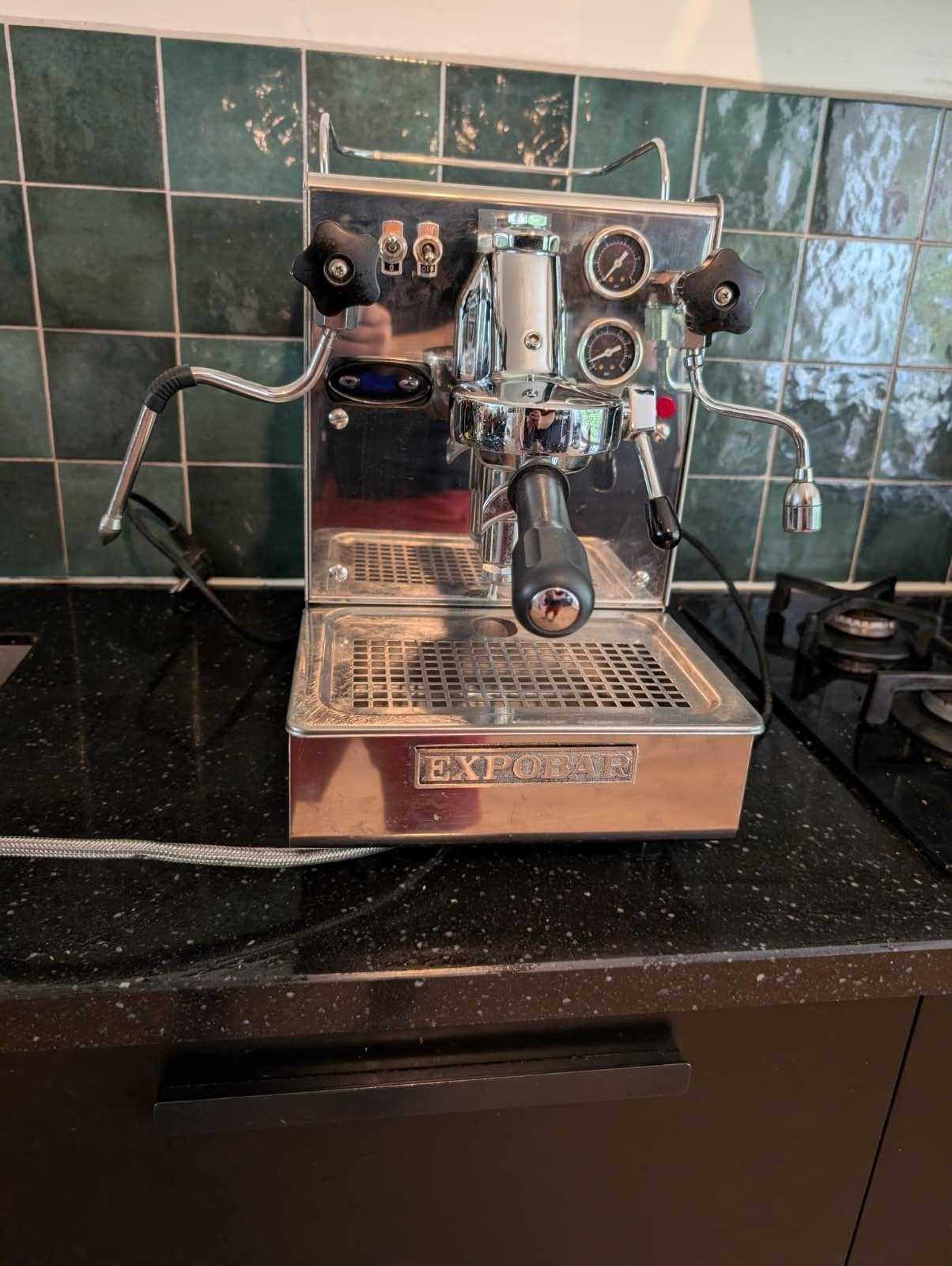 Expobar Brewtus IV – E61 Dual Boiler PID espressomachine, Espresso apparaat, Ophalen of Verzenden, Zo goed als nieuw, 2 tot 4 kopjes