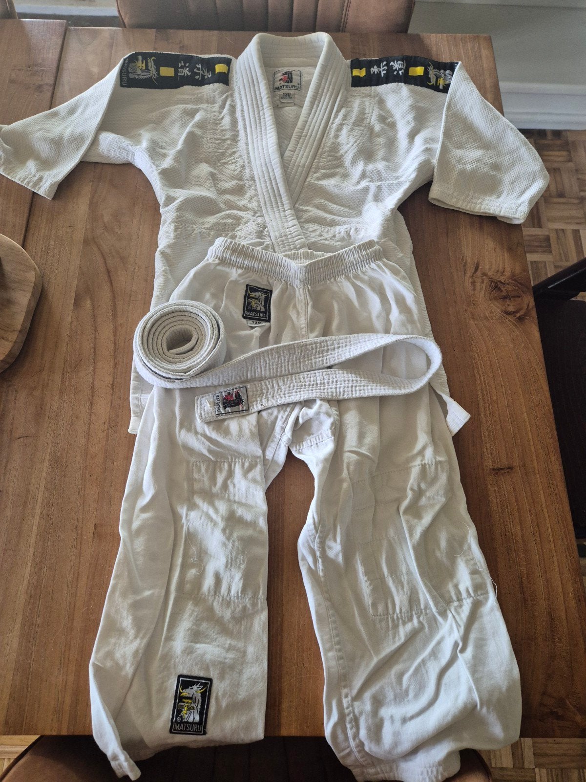 judopak maat 130, Maat XS of kleiner, Ophalen, Gebruikt, Judo