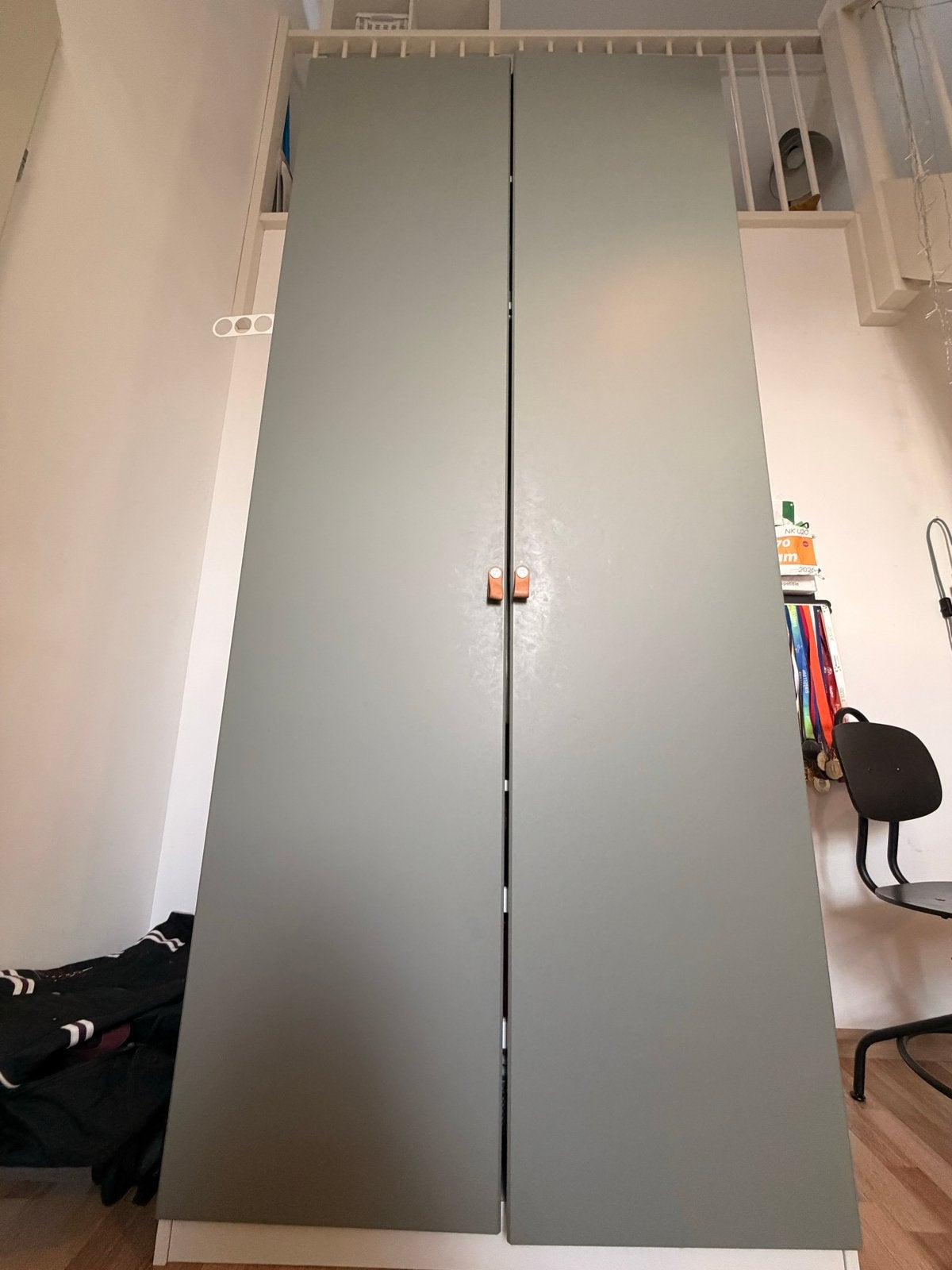IKEA Pax kastdeuren 50x229 mintgroen met handvaten, Ophalen, Gebruikt, 200 cm of meer, 50 tot 100 cm