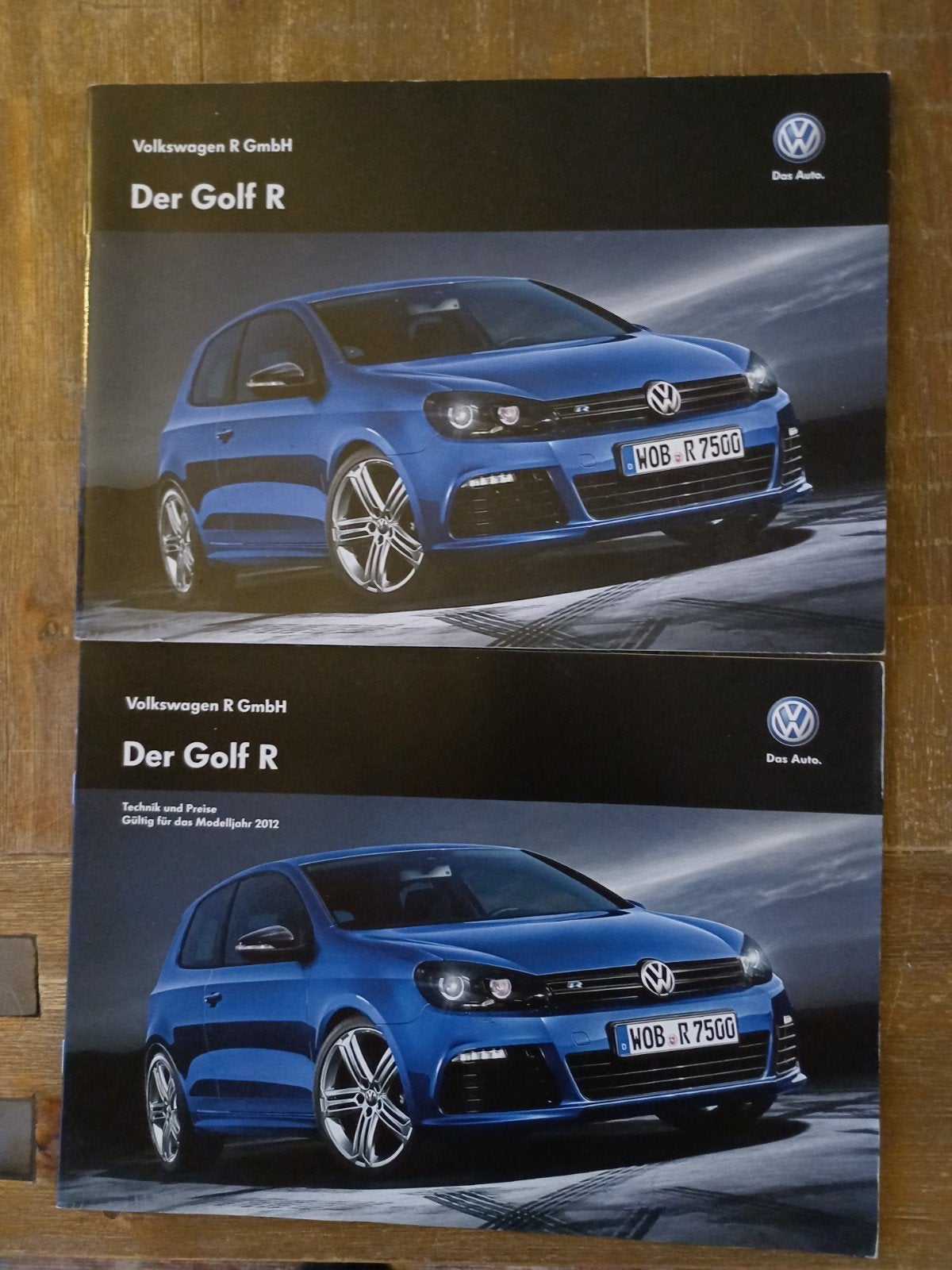 Volkswagen Golf 6 R 2012 folder en prijslijst., Ophalen of Verzenden, Gelezen, Volkswagen
