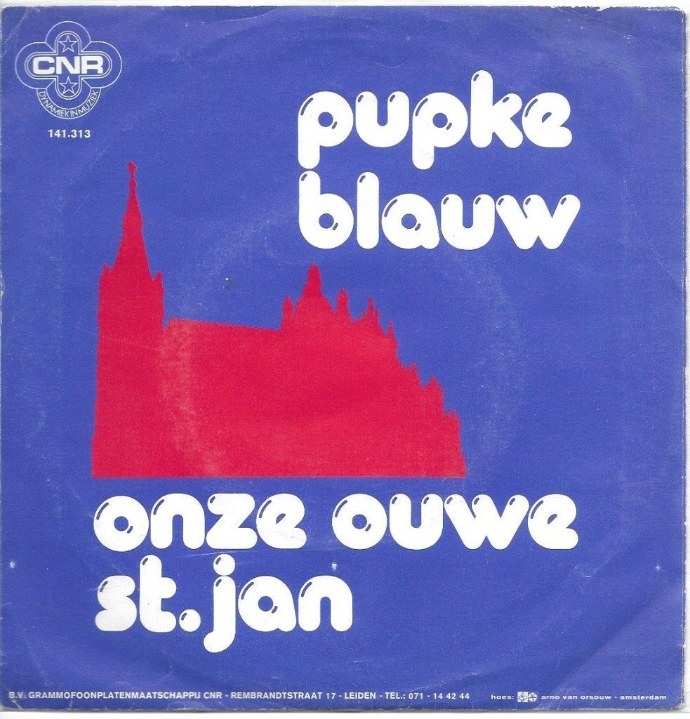 Vinyl Single Pupke Blauw, Ophalen of Verzenden, Gebruikt, Nederlandstalig