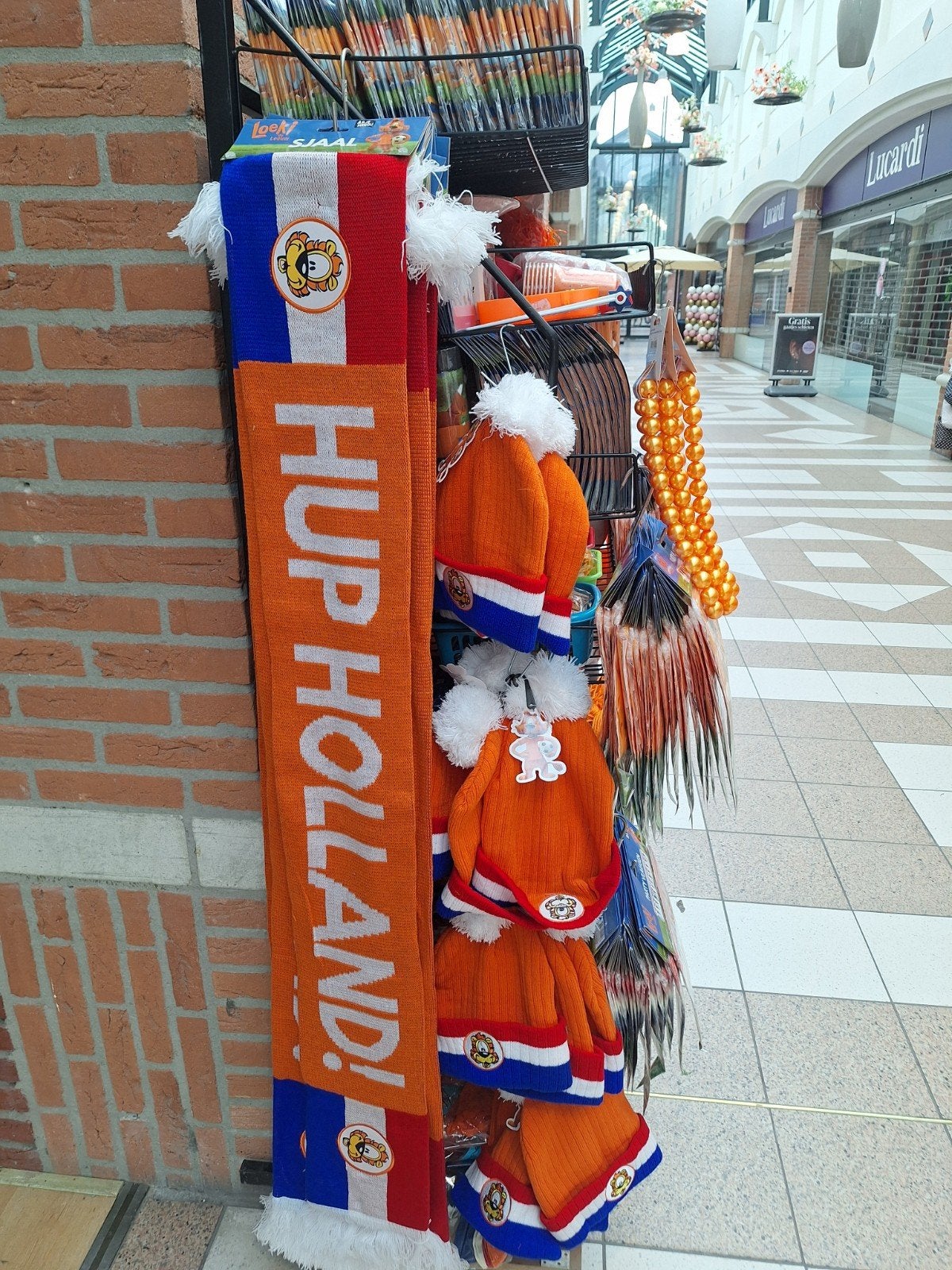 Oranje feestartikelen en versiering (incl. rek), Ophalen, Versiering, Oranje of Koningsdag
