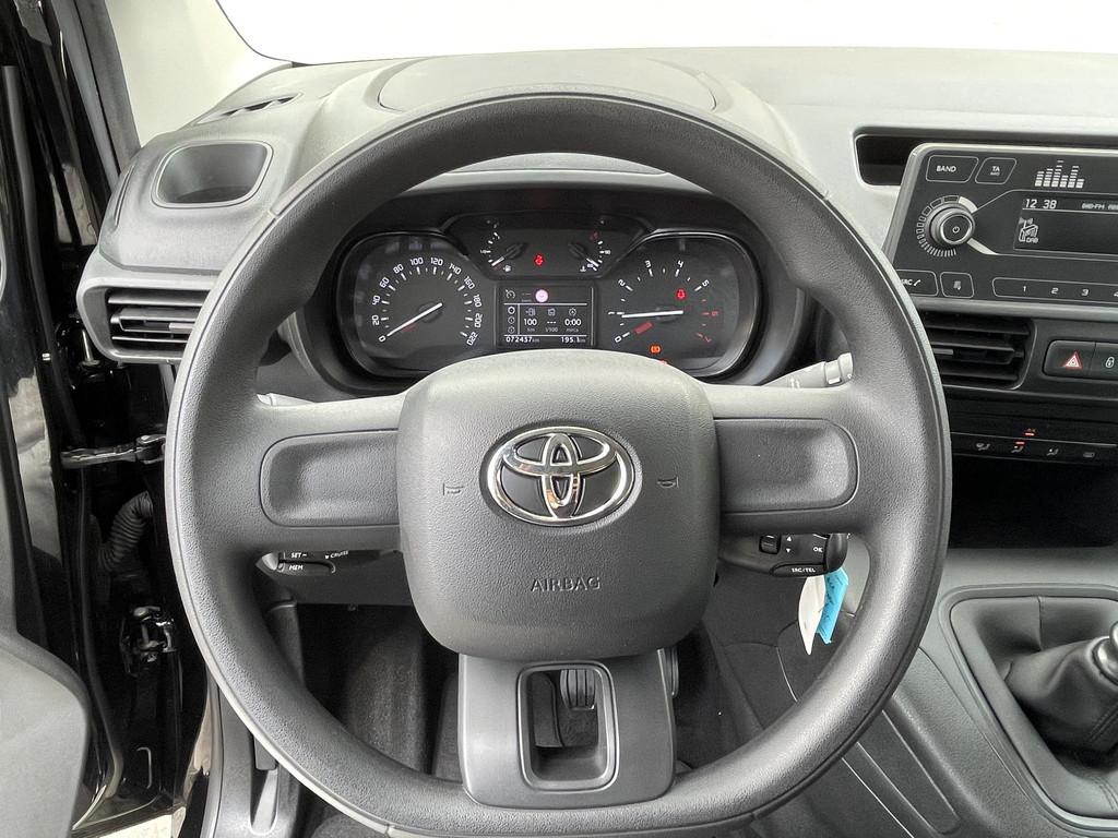 Toyota PROACE CITY Verso 1.2 Turbo Cool Comfort 5 Persoons, Auto's, Toyota, Voorwielaandrijving, Stof, Zwart, Bedrijf