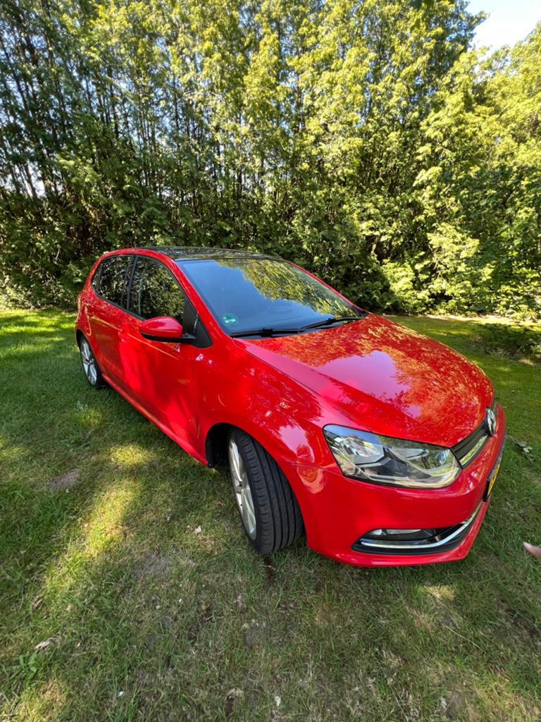 Volkswagen Polo 1.2 TSI 81KW BMT 2014 Rood, Auto's, Volkswagen, Particulier, Polo, Benzine, Hatchback, Handgeschakeld, Geïmporteerd