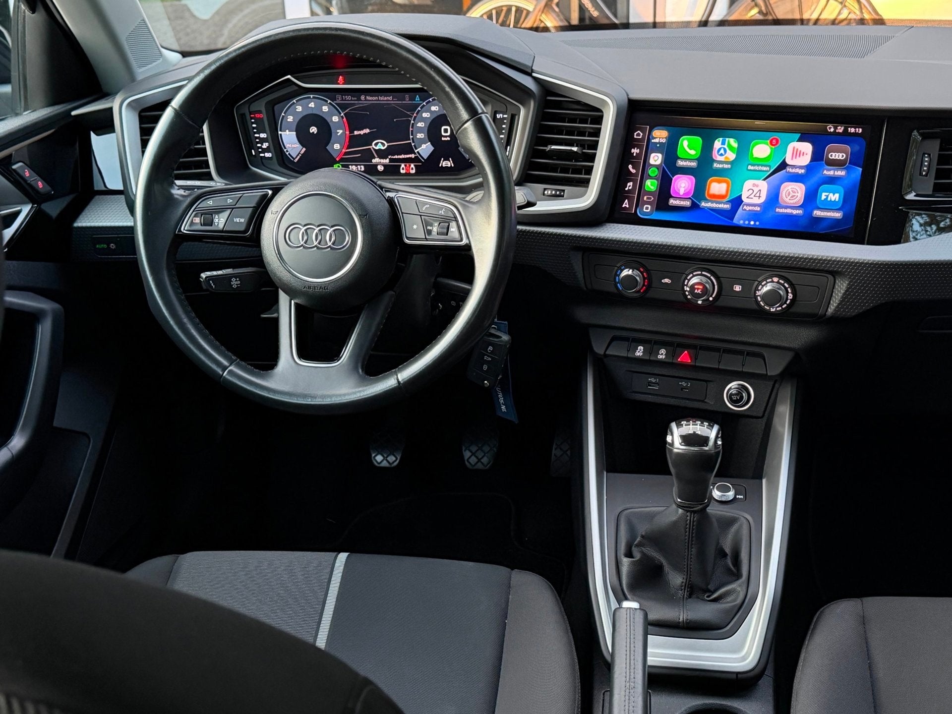 Audi A1 Sportback 25 TFSI Pro Line |Virtual cockpit |Carplay, Auto's, Stof, 95 pk, Blauw, 49 €/maand
