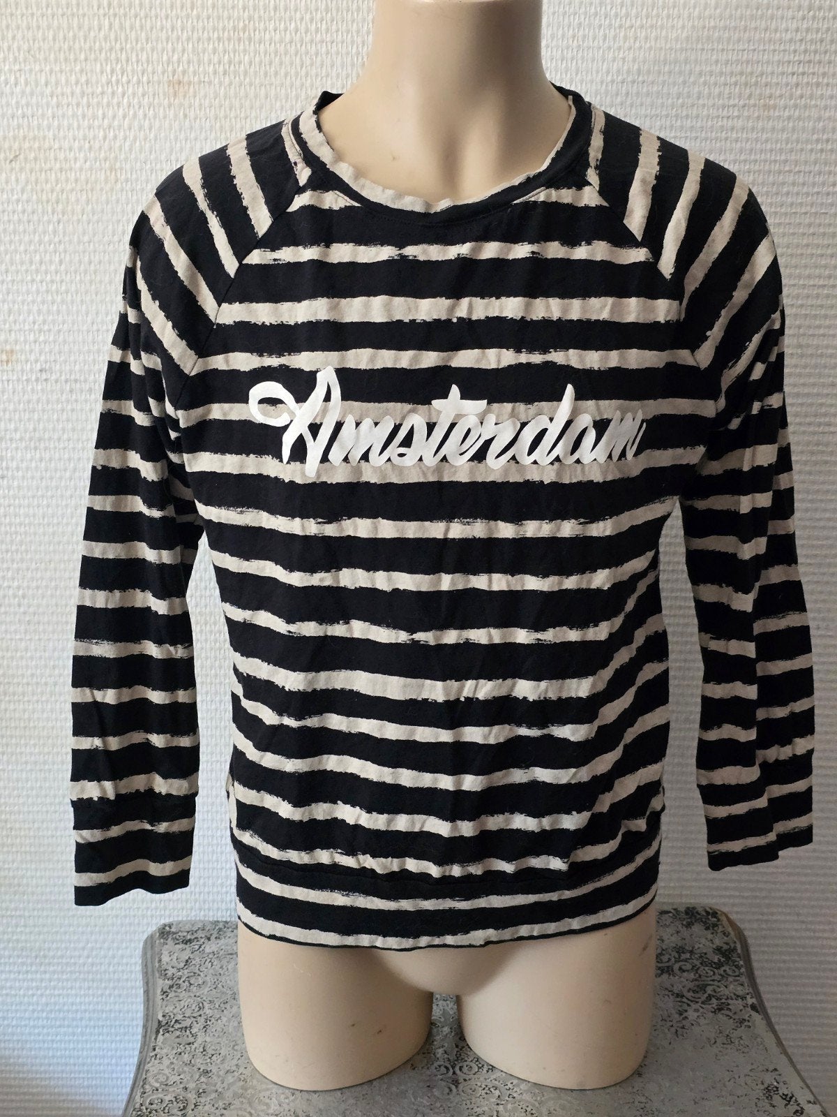 Little10Days Amsterdam gestreept shirt - maat 8 jaar, Gebruikt, Jongen of Meisje, Ophalen of Verzenden, Shirt of Longsleeve