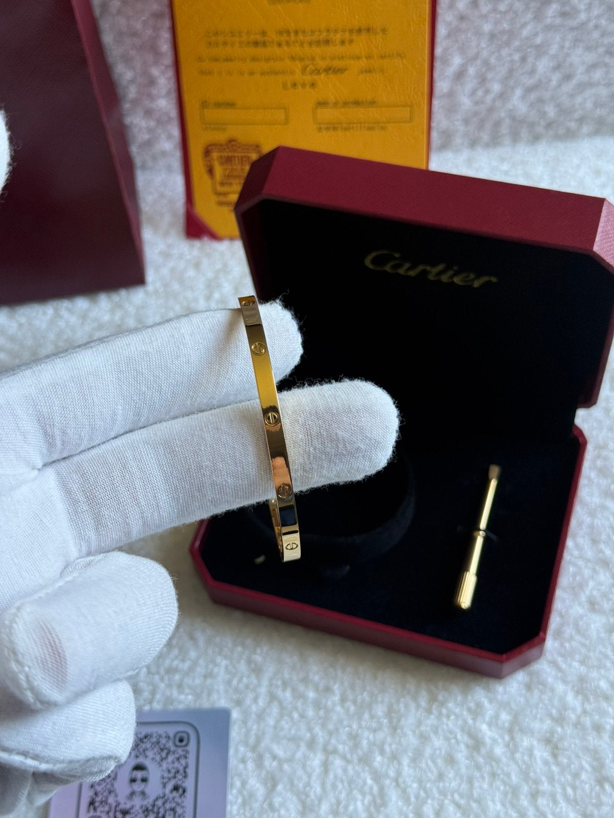 CARTIER LOVE - ARMBAND, SMALL MODEL, Ophalen of Verzenden, Zo goed als nieuw, Goud, Zilver