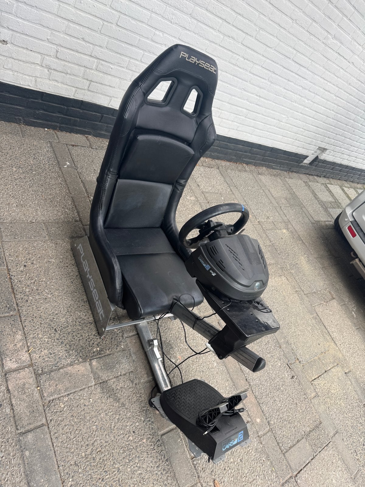 Playseat met Thrustmaster T300 RS GT en F1 stuur, Ophalen, Overige merken, Gebruikt