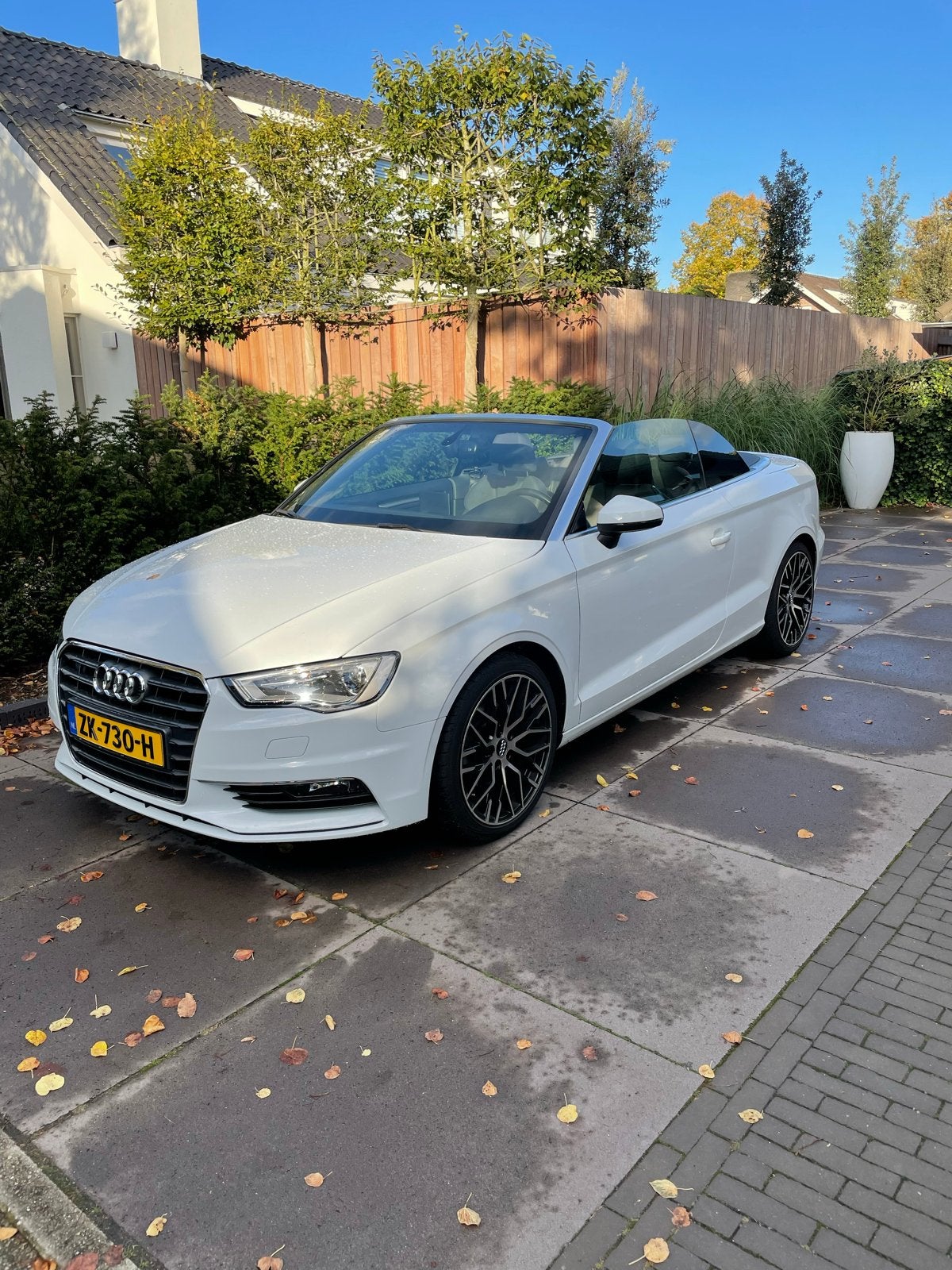 Audi A3 Cabrio 1.4 TFSI 140 pk, 109000km, wit, Voorwielaandrijving, Elektronische parkeerrem, Stof, 4 cilinders