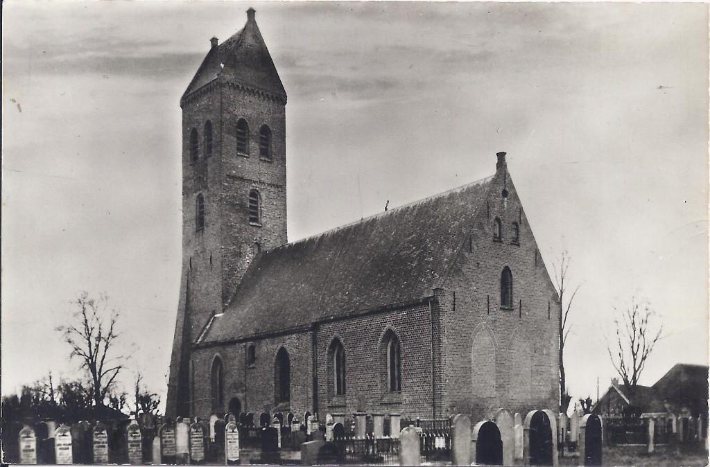 Midwolde Kerk Ongelopen Ansichtkaart (A 1377 ), Ophalen of Verzenden, 1960 tot 1980, Ongelopen