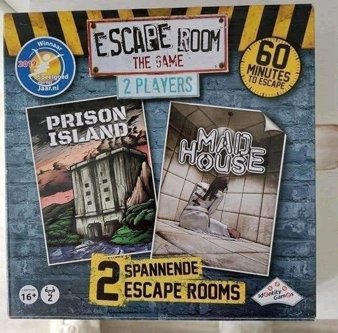 (Nieuw) Escape Room The Game: Prison Island & Mad House, Ophalen of Verzenden, Nieuw