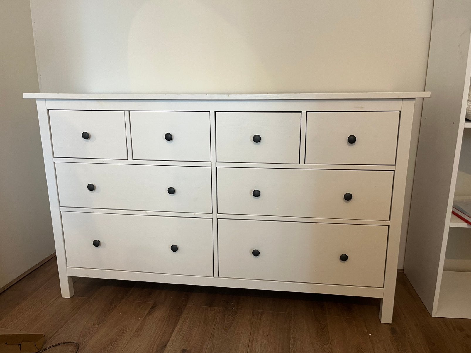 Witte ikea ladekast, Ophalen, 50 tot 100 cm, Zo goed als nieuw, 3 of 4 laden