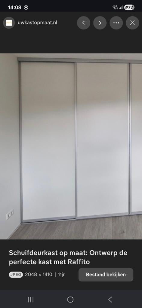 Schuifdeuren en rails  Storemax systeem, Huis en Inrichting, Kasten | Kledingkasten, Ophalen, 50 tot 75 cm, 200 cm of meer