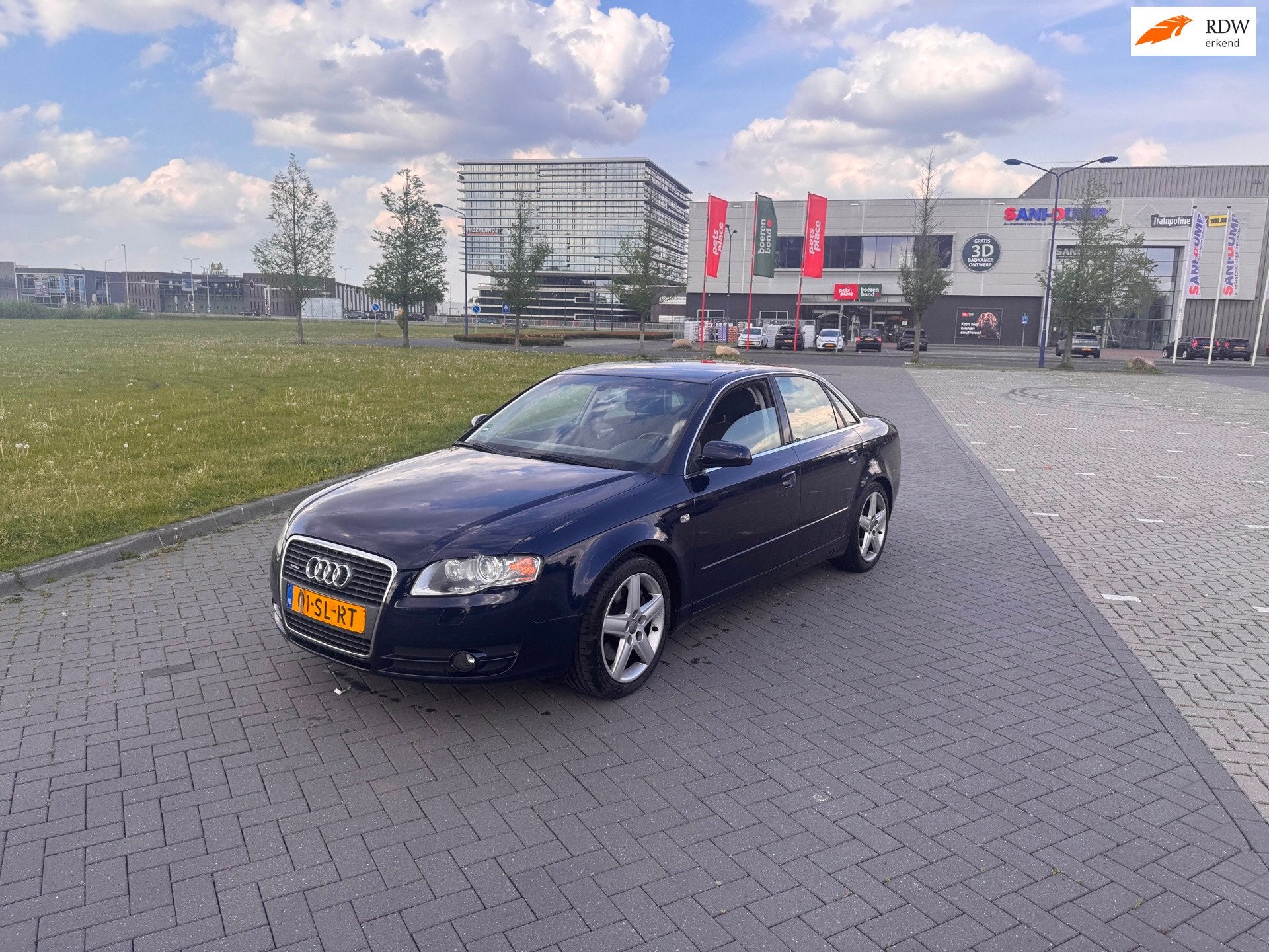 Audi A4 Limousine 3.2 FSI quattro Pro Line Clima.NaviAutomaa, Auto's, Audi, Blauw, Origineel Nederlands, Bedrijf, Vierwielaandrijving