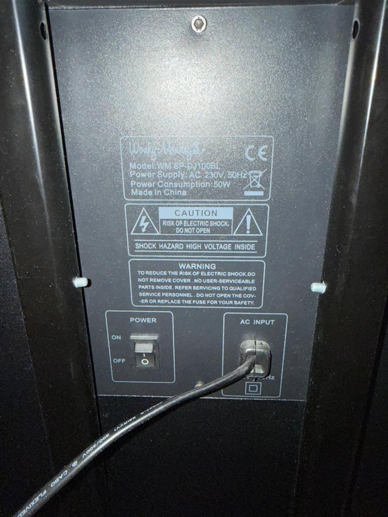 Dj geluids box, Overige typen, Zo goed als nieuw, 60 tot 120 watt, Ophalen
