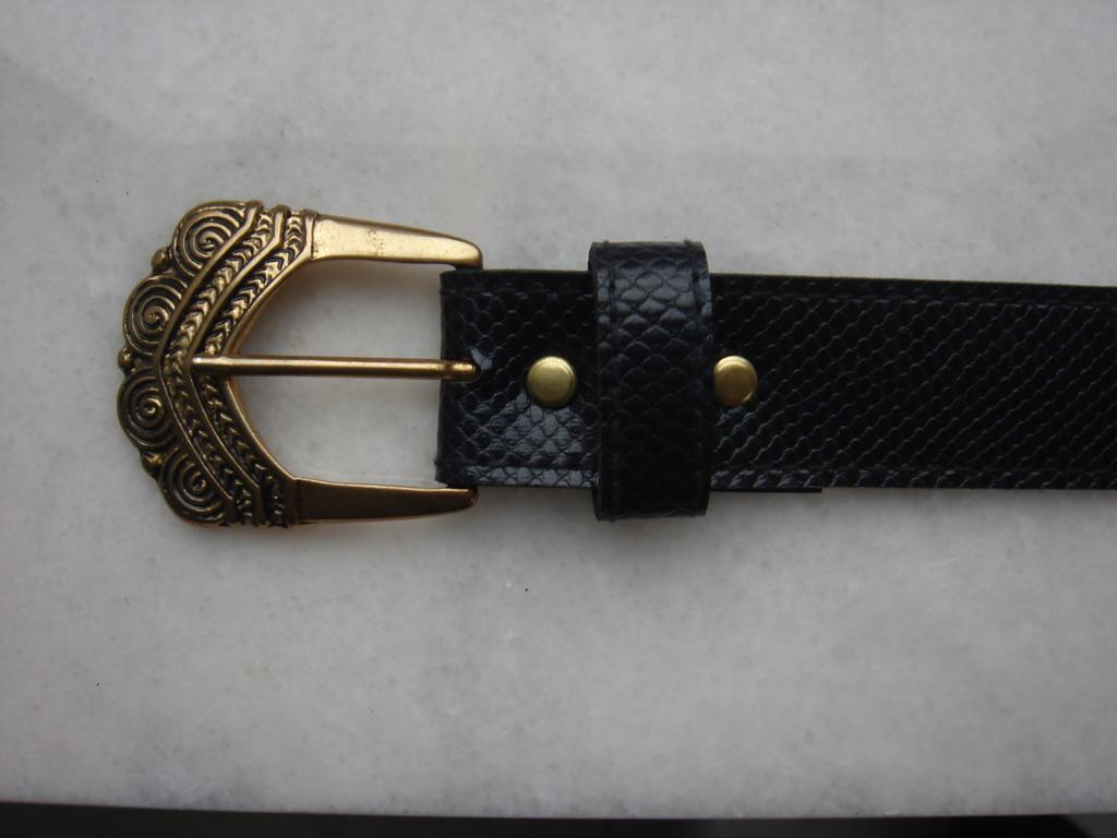 Donker blauwe riem - ceintuur 89 cm, 3 tot 5 cm, Tailleriem, Ophalen of Verzenden, Gedragen