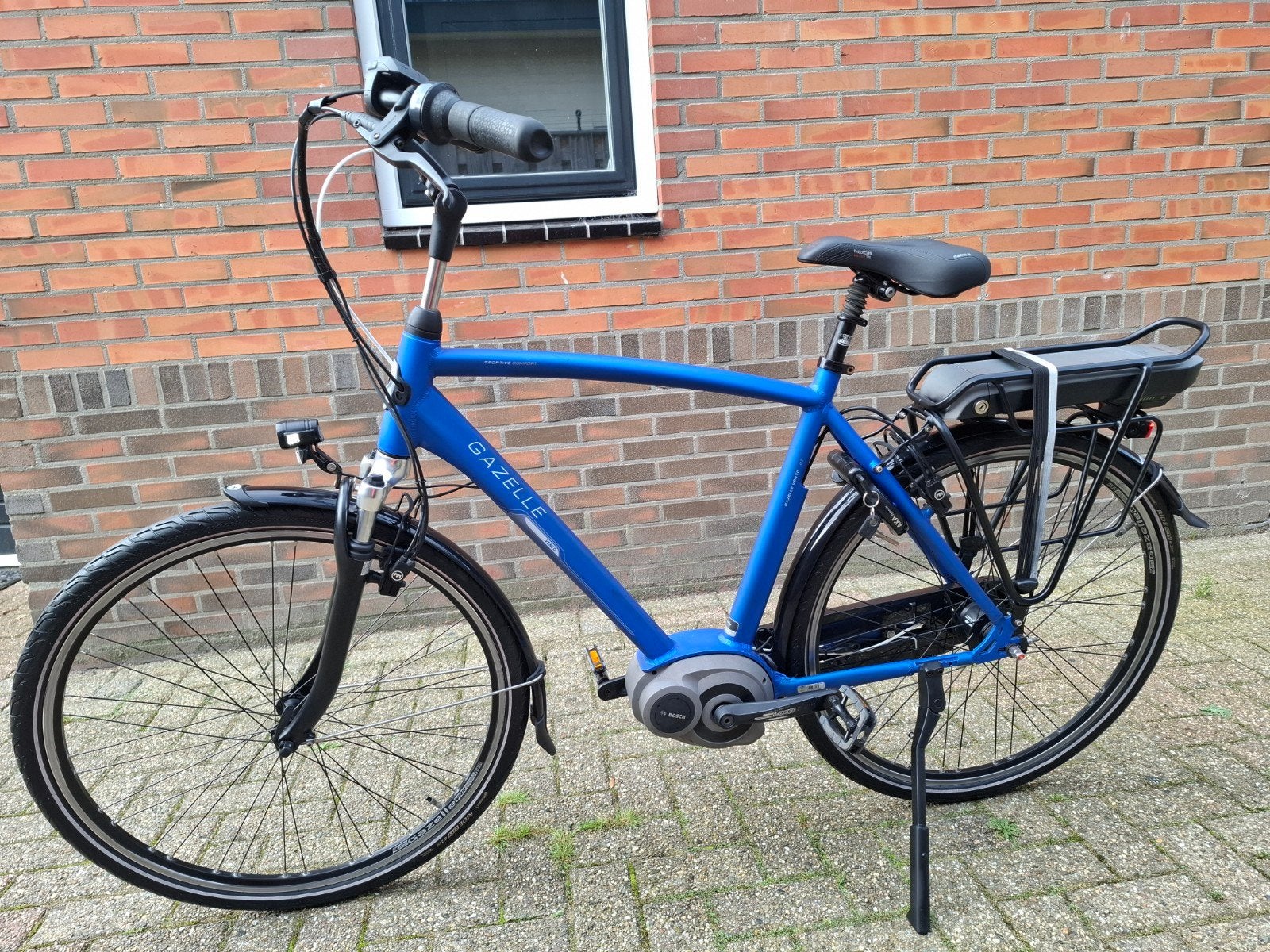 Gazelle Vento C7 met Bosch middenmotor, Ophalen, Gebruikt, 50 km per accu of meer, 55 tot 59 cm