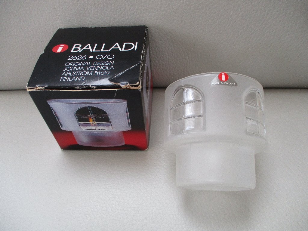 Iittala - BALLADI - Jorma Vennola - Finland, Meerkleurig, Waxinelichthouder, Ophalen of Verzenden, Iittala