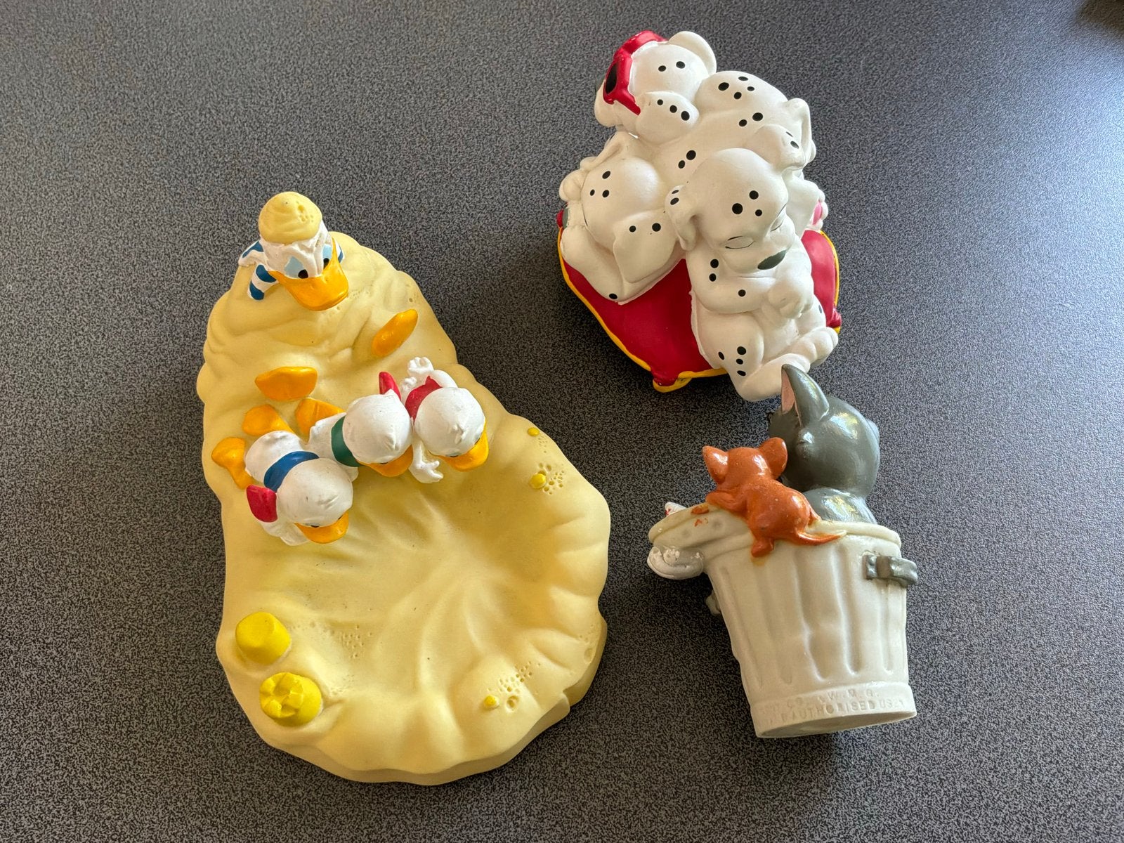 Vintage Disney en Cartoon Figuren zeepbakje jaren 80, Ophalen of Verzenden, Zo goed als nieuw