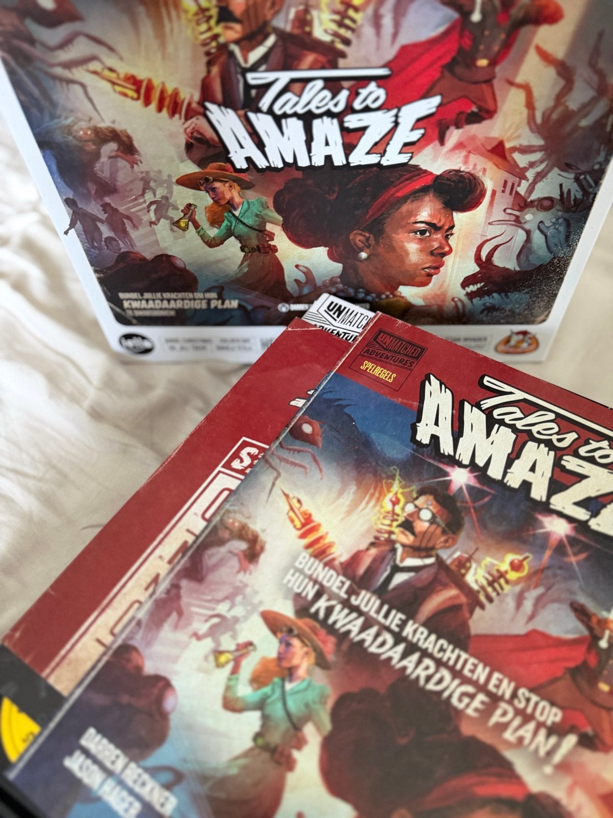 Unmatched NL: Tales to Amaze & Extra’s: Deluxe Tokens, Hobby en Vrije tijd, Een of twee spelers, Ophalen, Nieuw