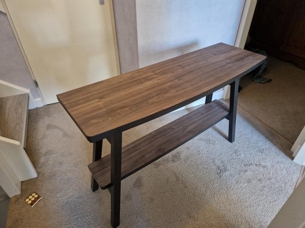side table, Huis en Inrichting, Tafels | Sidetables, Ophalen, 100 tot 150 cm, Zo goed als nieuw, Ovaal