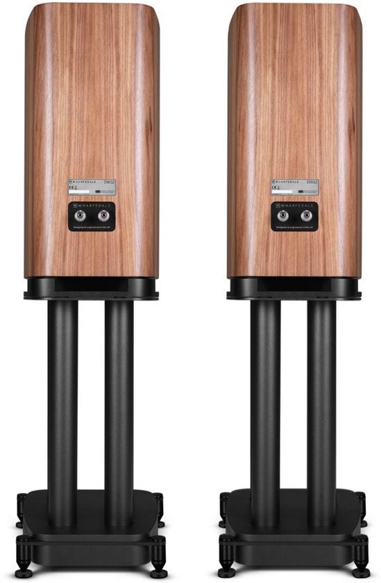 Wharfedale EVO 5.2, walnoot en stands, Ophalen, Stereo speakers, 120 tot 150 watt, Wharfedale