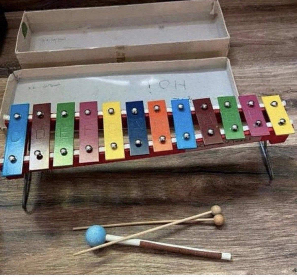 Bell harmony metallophon,1950, Ophalen of Verzenden, Zo goed als nieuw, Melodische percussie