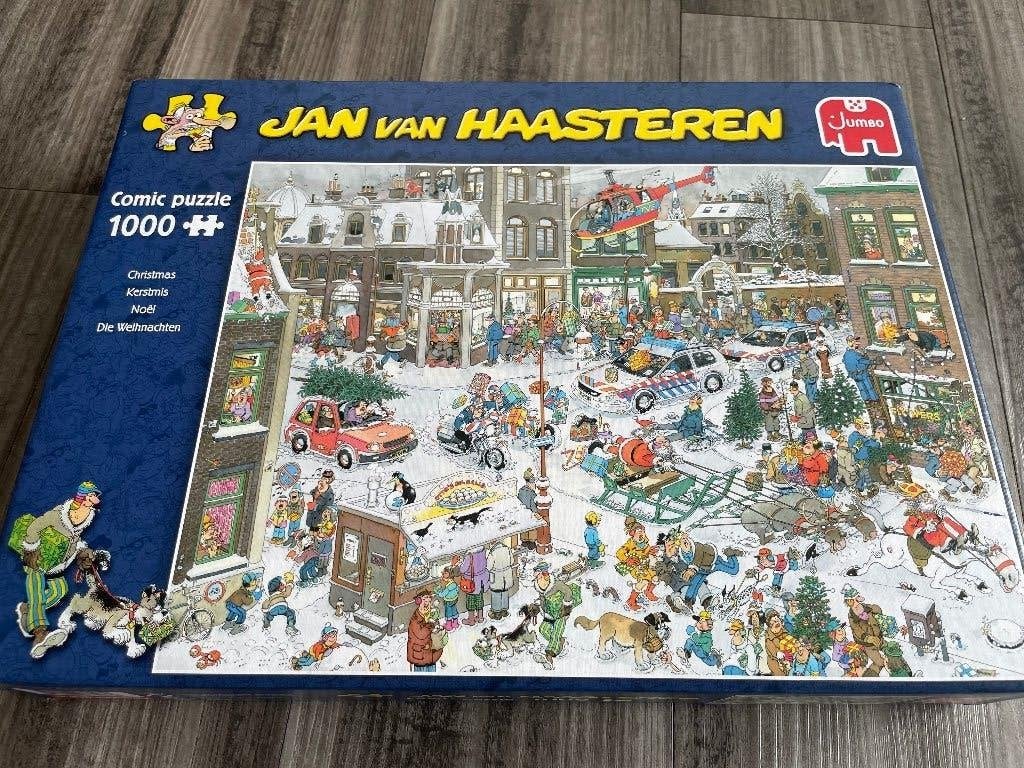 Puzzel van jan van haasteren, Ophalen, 500 t/m 1500 stukjes, Zo goed als nieuw, Legpuzzel