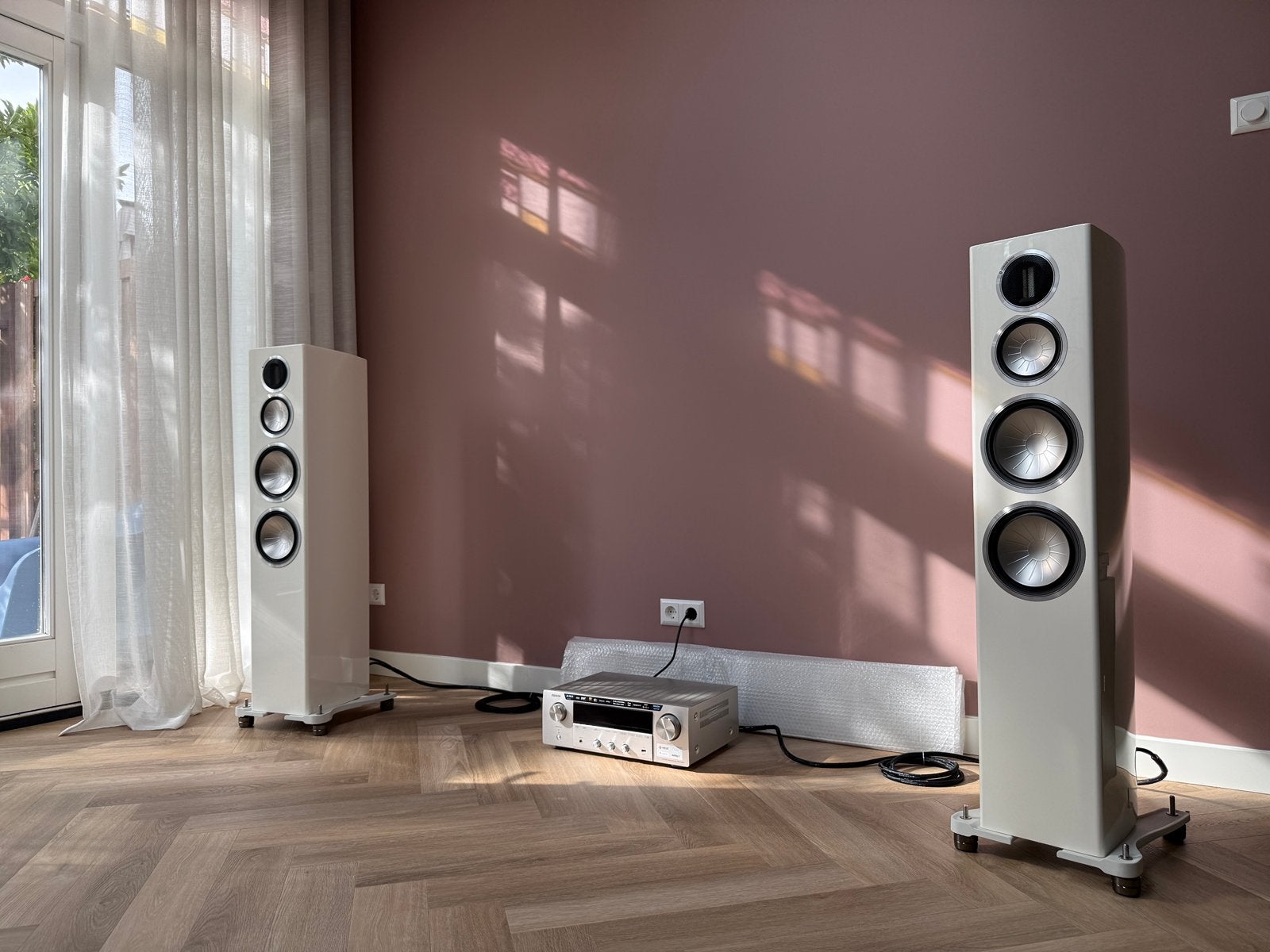 Monitor Audio Gold GX300 - White, Vloerstaande luidspreker, Zo goed als nieuw, Monitor Audio, Ophalen
