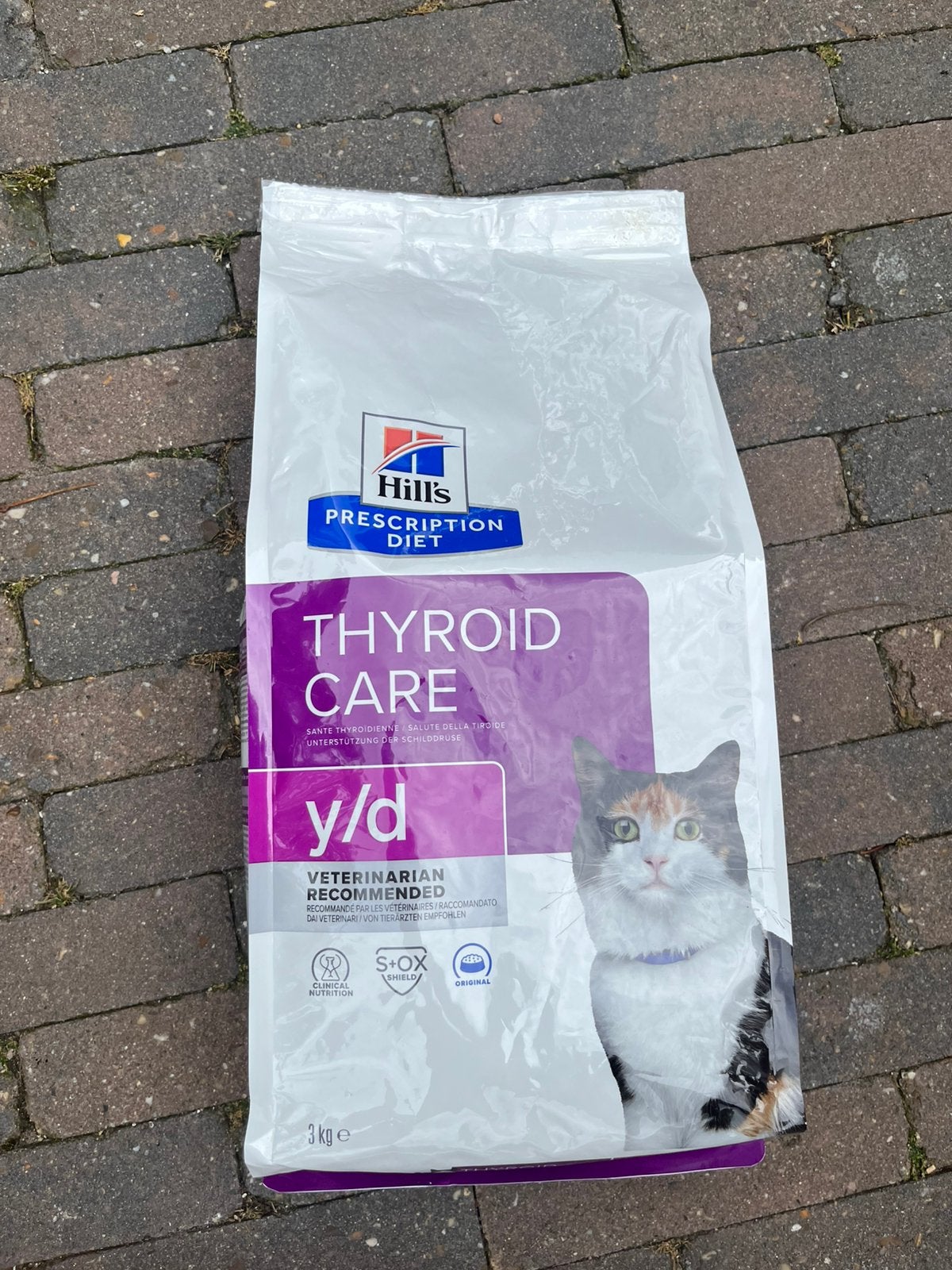 Hill´s Prescription Diet Y/D Schildklierproblemen 3 kg, Verzenden, Kat